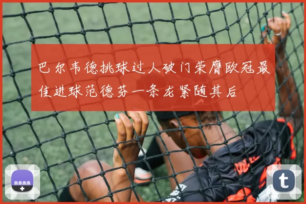 巴尔韦德挑球过人破门荣膺欧冠最佳进球范德芬一条龙紧随其后